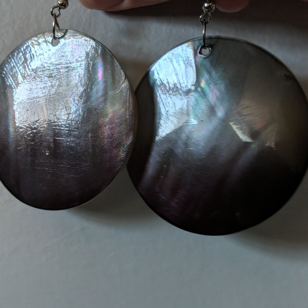 unique seashell dangle earrings